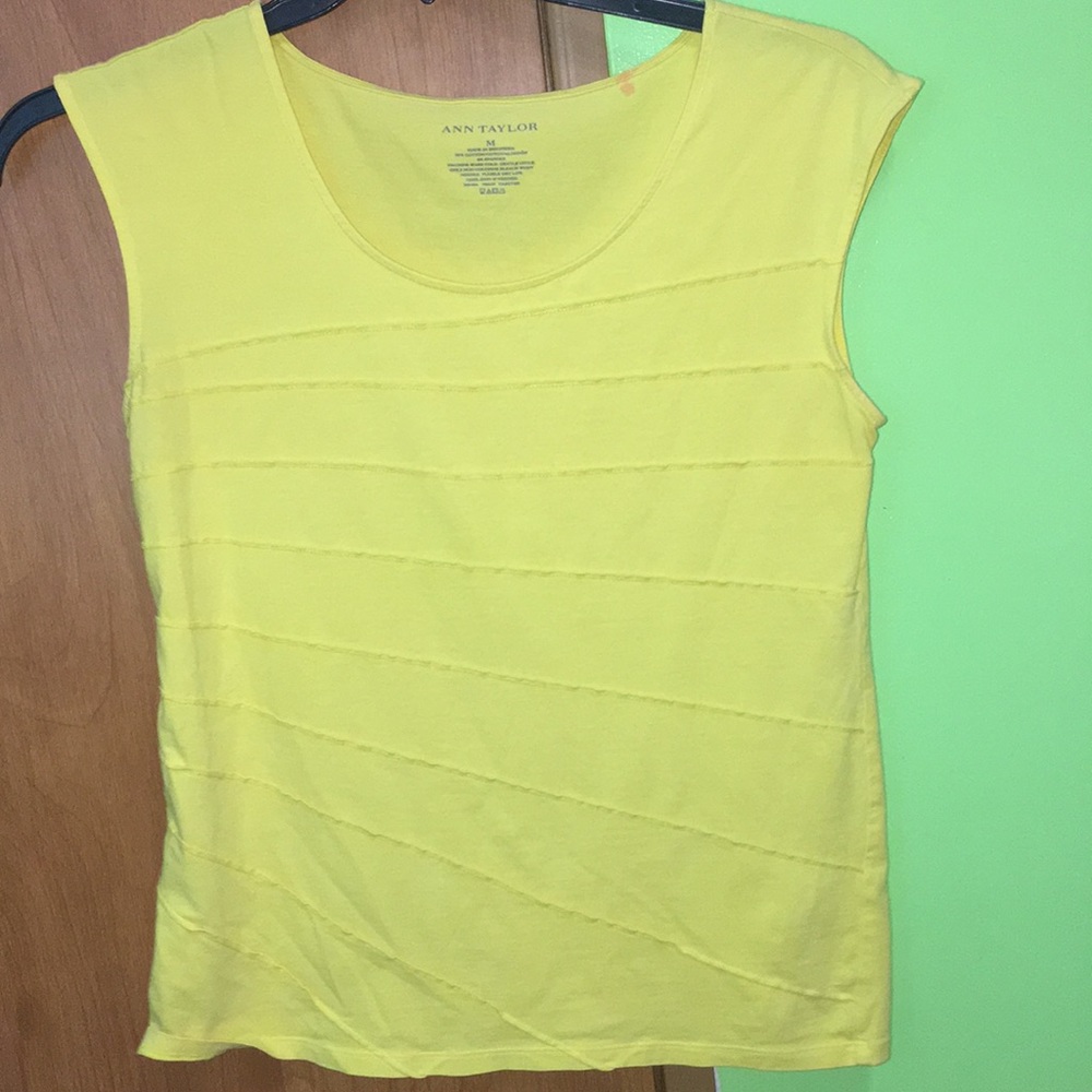 Yellow tank top
